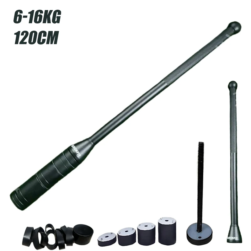 Home Gym Routine - Clubbell Ajustable para Fitness, Barra India,