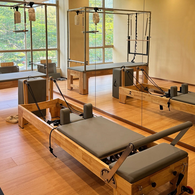Home Gym Equipment Set - Máquina de Pilates Reformer de Madera