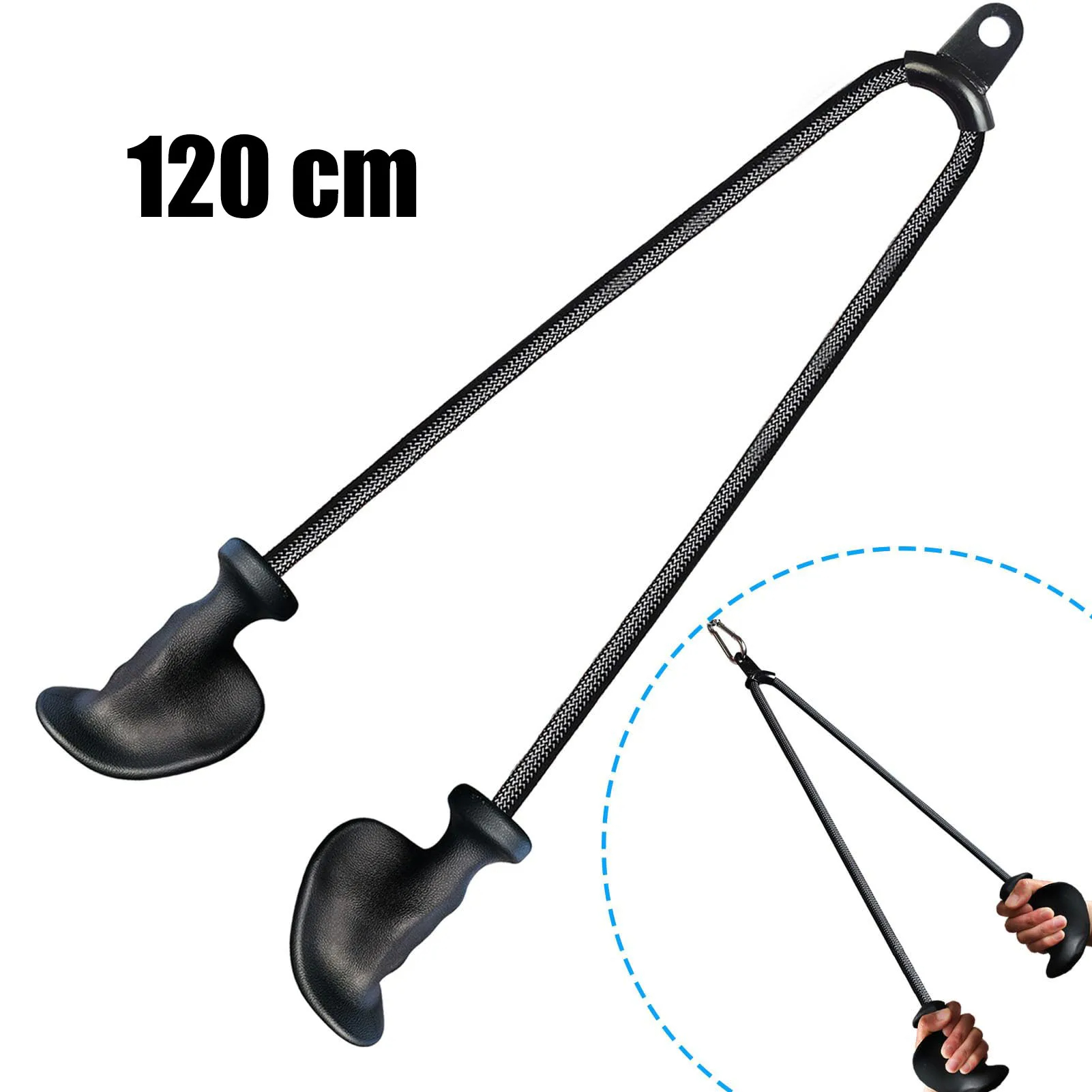 Lat Pulldown Cable - Cuerda ergonómica para tríceps, fácil de
