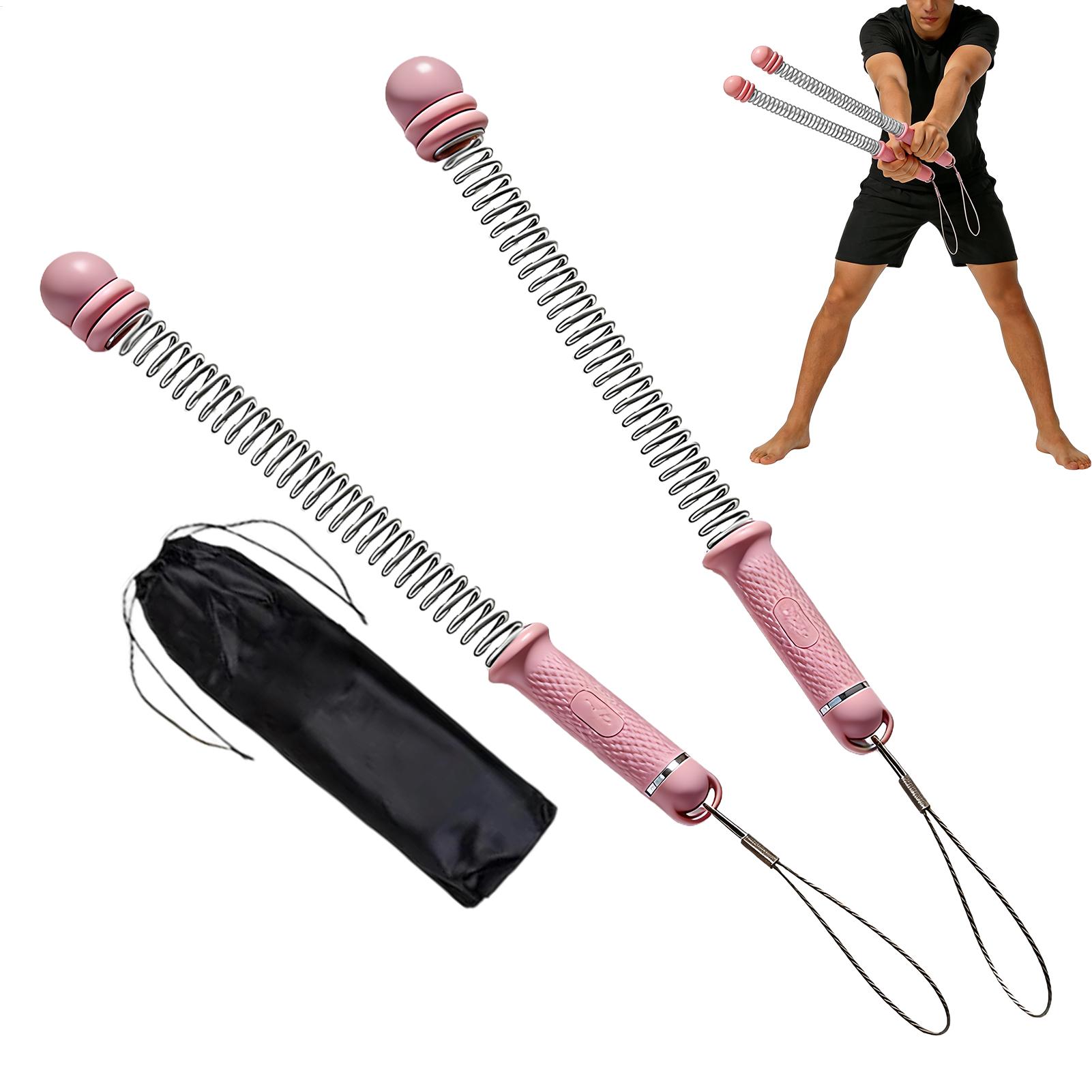 Battle Rope Heavy - Cuerdas de Entrenamiento Portátiles con Anillos
