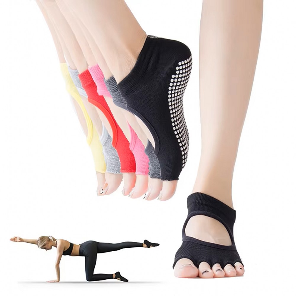 Home Gym Yoga - Calcetines de yoga sin espalda y