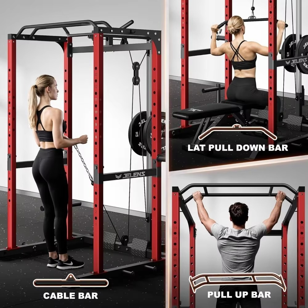 S21 Power Cage, Rack Multifunc - Home Gym Equipment Set reseña y precio