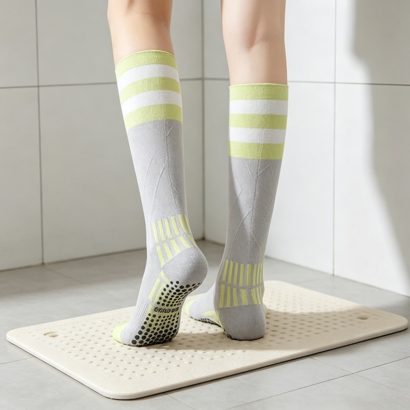 Calcetines de yoga hasta la ro - Leg Home Gym Workout reseña y precio
