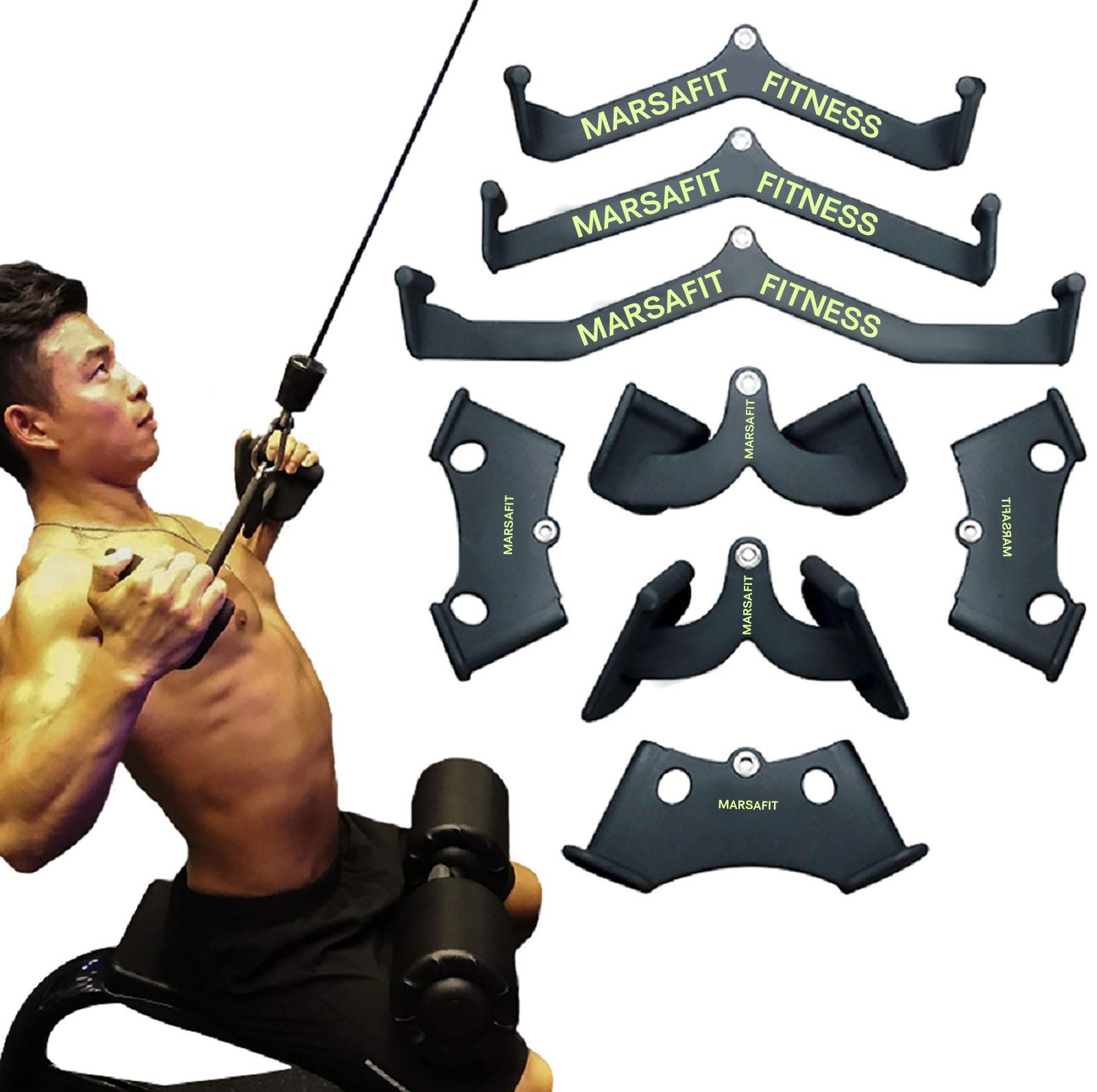 Lat Pull Down Bar mango de rem - Home Gym Routine reseña y precio