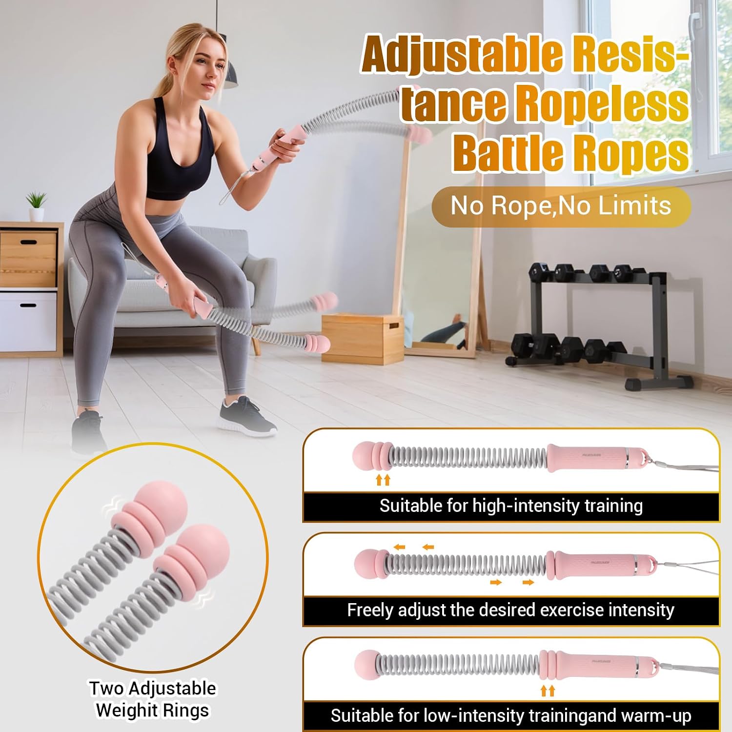 Cuerdas de Batalla Portátiles  - Home Gym Portable reseña y precio
