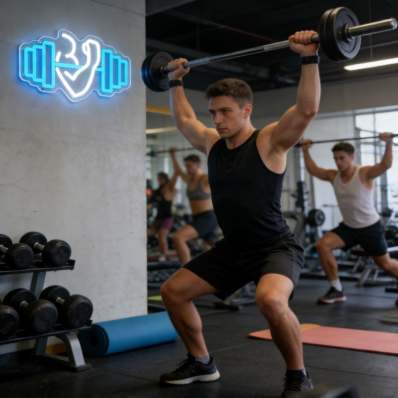 Letrero LED de Neón con Diseño - Home Gym Neon Sign reseña y precio
